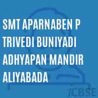 Smt Aparnaben P Trivedi Buniyadi Adhyapan Mandir Aliyabada College Logo