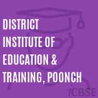District Institute of Education & Training, Poonch Logo