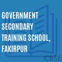 Government Secondary Training School, Fakirpur Logo