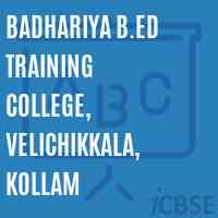 Badhariya B.Ed Training College, Velichikkala, Kollam Logo