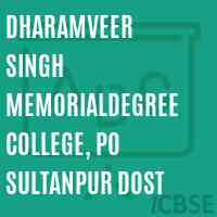 Dharamveer Singh Memorialdegree College, Po Sultanpur Dost Logo