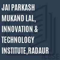 Jai Parkash Mukand Lal, Innovation & Technology Institute,Radaur Logo