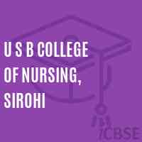 U S B College of Nursing, Sirohi Logo