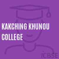 Kakching Khunou College Logo