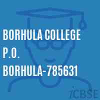 Borhula College P.O. Borhula-785631 Logo