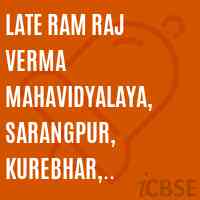 Late Ram Raj Verma Mahavidyalaya, Sarangpur, Kurebhar, Sultanpur College Logo