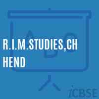 R.I.M.Studies,Chhend College Logo