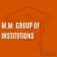 M.M. Group of Institutions College Logo
