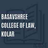 Basavshree College of Law, Kolar Logo