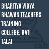 Bhartiya Vidya Bhawan Teachers Training College, Rati Talai Logo