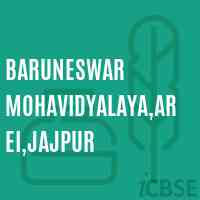 Baruneswar Mohavidyalaya,Arei,Jajpur College Logo