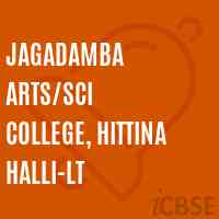 Jagadamba Arts/sci College, Hittina Halli-Lt Logo