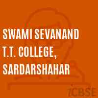 Swami Sevanand T.T. College, Sardarshahar Logo