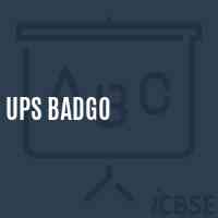 Ups Badgo Middle School Logo