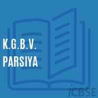 K.G.B.V. Parsiya Middle School Logo