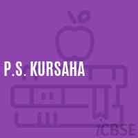 P.S. Kursaha Primary School Logo