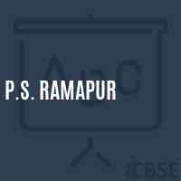 P.S. Ramapur Primary School Logo