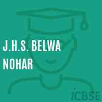 J.H.S. Belwa Nohar Middle School Logo