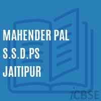Mahender Pal S.S.D.Ps Jaitipur Primary School Logo