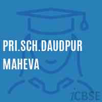 Pri.Sch.Daudpur Maheva Primary School Logo