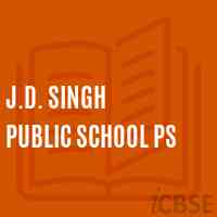 J.D. Singh Public School Ps Logo