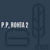 P.P, Rohta 2 Primary School Logo