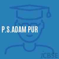 P.S.Adam Pur Primary School Logo