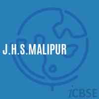 J.H.S.Malipur Middle School Logo