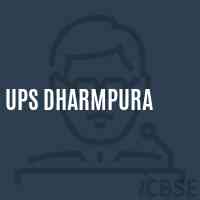 Ups Dharmpura Middle School Logo