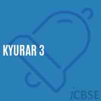 Kyurar 3 Middle School Logo