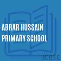 Abrar Hussain Primary School Logo