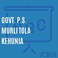 Govt. P.S. Murli Tola Kehunia Primary School Logo