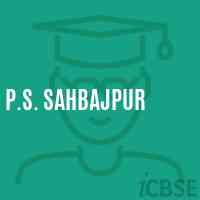P.S. Sahbajpur Primary School Logo