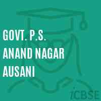 Govt. P.S. Anand Nagar Ausani Primary School Logo