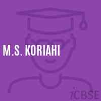 M.S. Koriahi Middle School Logo