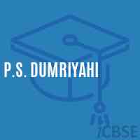 P.S. Dumriyahi Primary School Logo