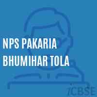 Nps Pakaria Bhumihar Tola Primary School Logo
