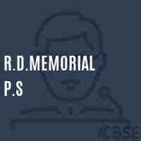 R.D.Memorial P.S Primary School Logo