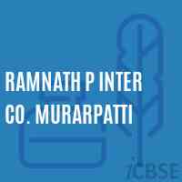 Ramnath P Inter Co. Murarpatti High School Logo