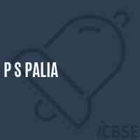 P S Palia Primary School Logo