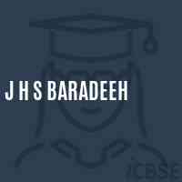 J H S Baradeeh Middle School Logo