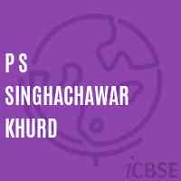 P S Singhachawar Khurd Primary School Logo