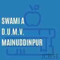 Swami A D.U.M.V. Mainuddinpur Middle School Logo