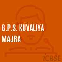 G.P.S. Kuvaliya Majra Primary School Logo