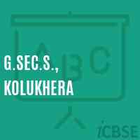 G.Sec.S., Kolukhera Secondary School Logo