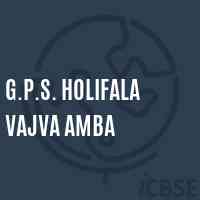G.P.S. Holifala Vajva Amba Primary School Logo