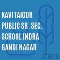 Kavi Taigor Public Sr .Sec. School Indra Gandi Nagar Logo