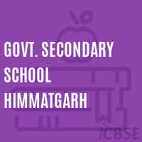 Govt. Secondary School Himmatgarh Logo