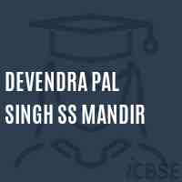 Devendra Pal Singh Ss Mandir Primary School Logo