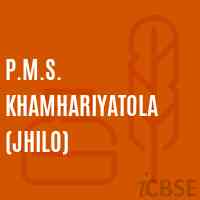 P.M.S. Khamhariyatola (Jhilo) Middle School Logo